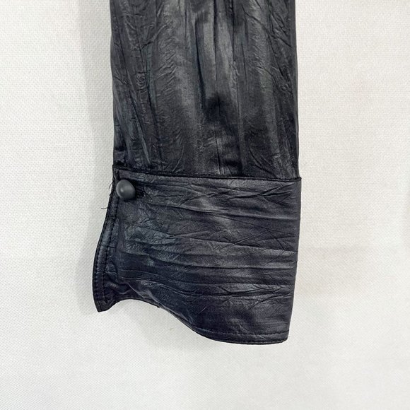 Joseph Ribkoff Black Zip Front Jacket with Belt Accent Artsy - Size 8 - Picture 4 of 8